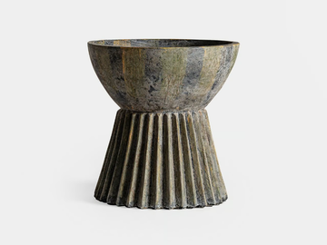 PLISSÉ STONE - Cement vase by Vical Home - view 2